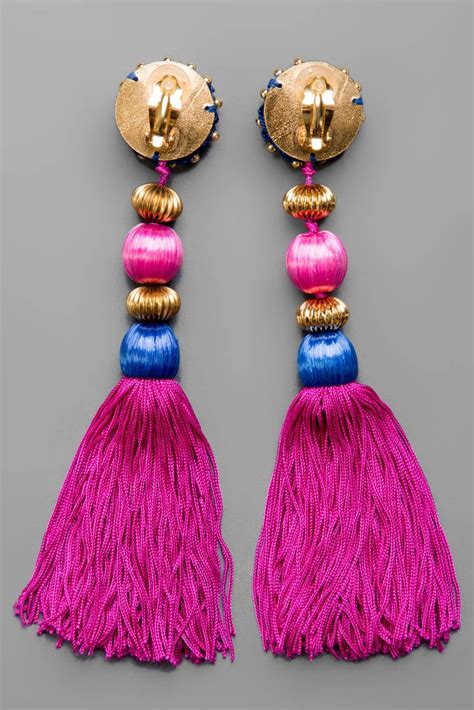 ysl tassel earrings|ysl earrings harvey nichols.